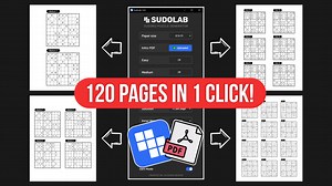 SudoLab — Sudoku Puzzle Book Generator