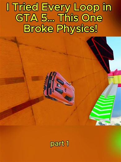 I Tried Every Loop in GTA 5… This One Broke Physics! #tiktokgaming #gaming #rockstargames #gtagame #gtaonline #gtav #gta5
