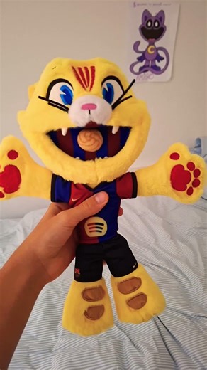 The #Cat plush is HERE! thanks #fcbarcelona