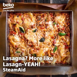 Nothing beats a hearty meal with a slight crisp. 😍 Bake dishes to perfection today with SteamAid! ➡️Check our ovens to learn more: https://www.beko.com/ph-en/products/built-in-ovens #StayHome #LikeAPro #BekoPH | Beko Philippines