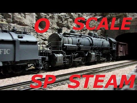 Amazing O Scale 2 Rail SP Southern Pacific ~ Santa Fe Model Railroad Layout ~ Gary Schrader ~ AC-9