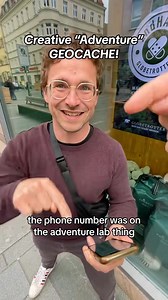 1.6K views · 69 reactions | This Adventure Lab stage involves calling a phone number. I loved this partnership between @globetrotterde and @geheimpunkt.de #geocaching #geocache #adventurelabs #outdoorstore #getoutside | The Geocaching Vlogger | Facebook