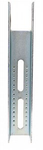 Vertical Bunk Bracket - Zinc Plated Steel - 11-3/4" Tall - Qty 1 etrailer Boat Trailer Parts HP32FR