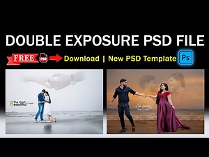 The Secret to STUNNING Double Exposure PSD Backgrounds Revealed