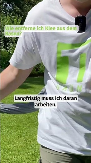 Wie entfernt man Klee am besten? 🍀 #rasen #unkraut #unkrautvernichter #ungras #lawn #unkrauter