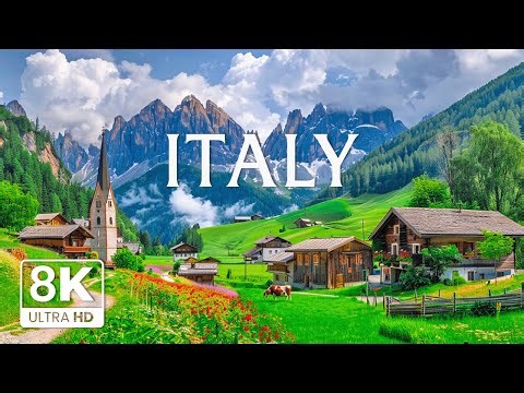 Italy 8K | Discover the Italian Alps – Crystal Lakes, Alpine Peaks & Fairytale Villages