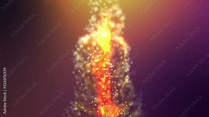 Digital Neural Network. Digital Data Flows Through the Cyberspace. Development of Artificial Intelligence Digital Bionic Synapses. Data Tunnel Superhighway. Optical Cable Data Transfer.