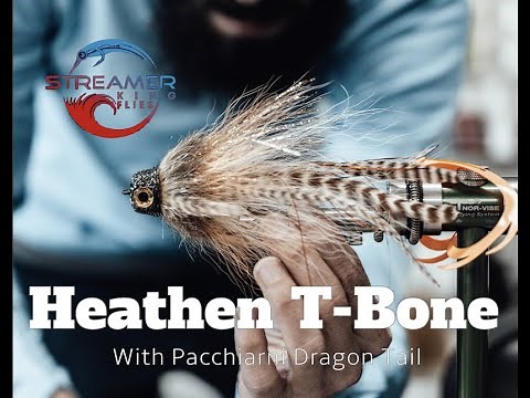 Natives Fly Tying Tutorial - The Heathen T-bone Musky Fly With Pacchiarini from Streamer King Flies