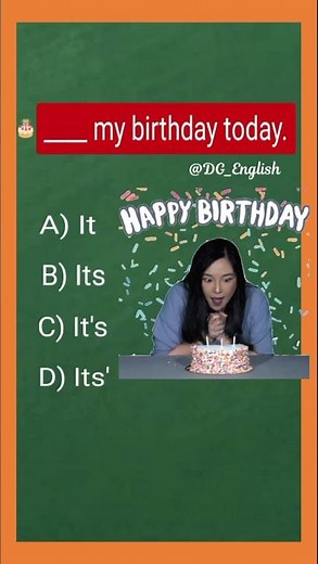 It / Its / It's Or...? 🤔 Quick English Grammar Quiz 🤩 Test Your Grammar #goviral