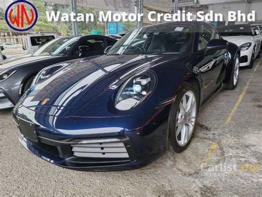 Recon 2021 Porsche 911 3.0 Carrera Coupe UNREG,JAPAN,5A,LOW MILEAGE,TOUCH SCREEN PCM,360 CAM,SPORT PADDLE SHIFT,KEYLESS START,ELECTRIC SEAT,LEATHER,FREE GIF - Carlist.my