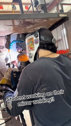 6.6K views · 53 reactions | Some jobs mirror welding is a must! @caleb.erb . #thatPWASTANDARD #pwa #ckworldwide #outlawleather #thestandardintigwelding #welder #welding #stick #6010 #tig #mig #fluxcore #esab #weldeverydamnday #esabweldingcutting #sparks #esabelite #pipewelder #pipewelds #pipeweld #primeweld #weldersociety #weldersofinstagram #weld #weldersmostwanted #weldaddicts #welderzworld #weldeverydamnday #weldtime | Precision Welding Academy | Facebook
