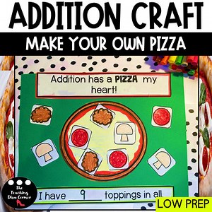Pizza Addition Math Craft