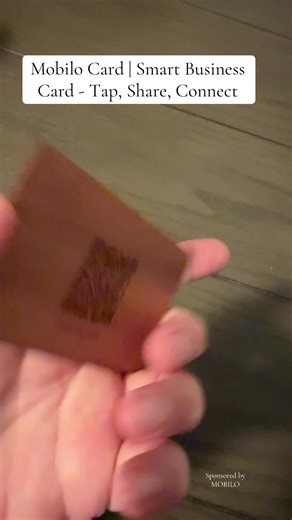 Mobilo Card | Smart Business Card - Tap, Share, Connect@MOBILO #MOBILO #DigitalBusinessCard #BusinessCard #TikTokShopFalIDealsForYou #TikTokShopCreatorPicKs