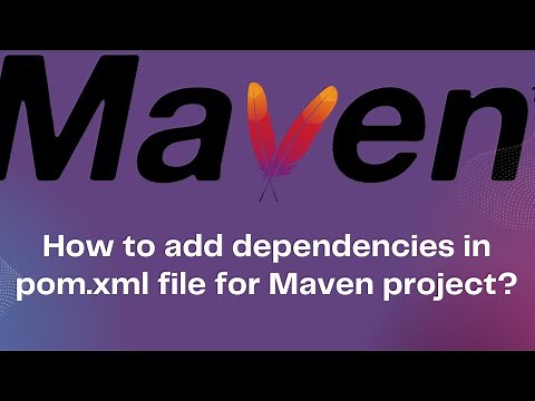 🔴 How to add dependencies in pom.xml file for Maven project?