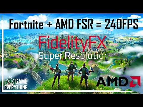 Fortnite | FidelityFX Super Resolution | RX 580