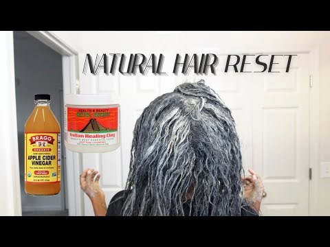 DIY AZTEC CLAY ON NATURAL HAIR | TRANSITIONING HAIR RESET