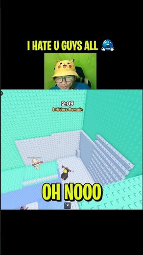 hide & seek roblox always troll me 🥲 why they know im hide here 😭 #roblox #usa