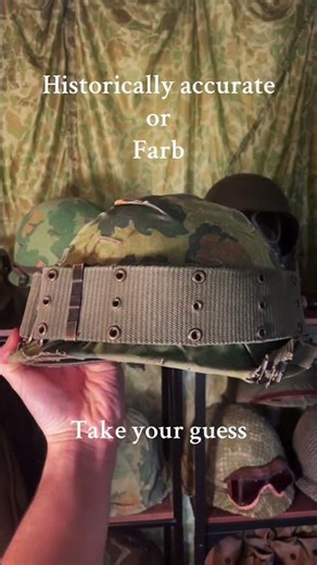 Historically accurate or farb m1 helmet setup