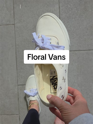 New Floral Embroidered Vans are so cutee for Spring and Summer @vans #vans #sliponshoes #floral #tiktokshopspringglowup #tiktokshopcreatorpicks