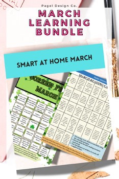 March Smart at Home Learning Pack: Printable reading, challenges, activities
