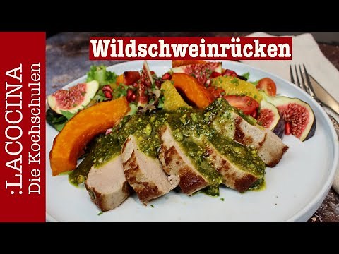Wildschweinrücken schnell & lecker selber machen | La Cocina