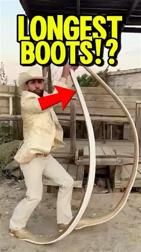You Won’t Believe How Long These Boots Get 😳👢