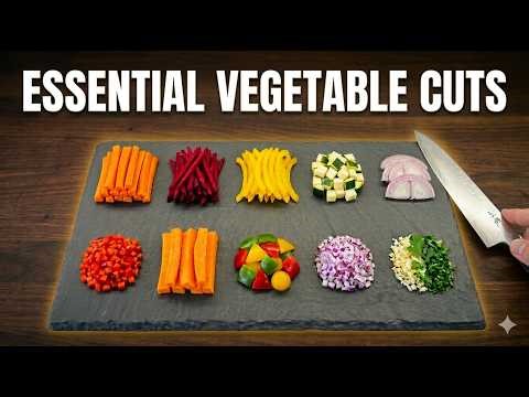 Classic Knife Skills: The Vegetable Cuts That Improve Your Cooking