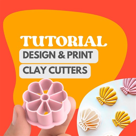 Polymer Clay Cutter Design Course – 3D Print DIY Jewelry Tools (STL, Tutorial, Download) - Etsy