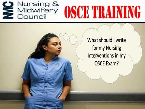 Nursing Interventions OSCE NMC Training Video