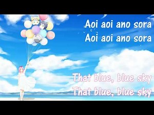 【Nightcore】 - Blue Bird * English and Romanized lyrics *