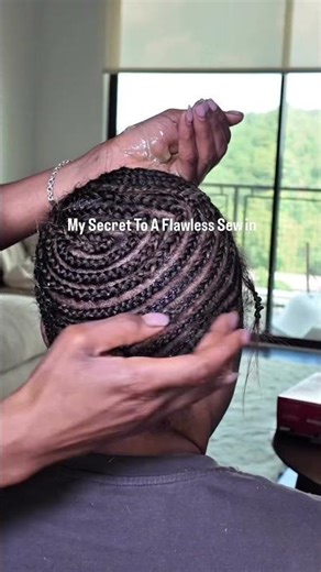 SEAMLESS SEWIN INSTALL W/ NATURAL LEAVE OUT #haircare