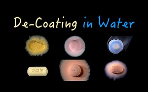 De-coating in Water