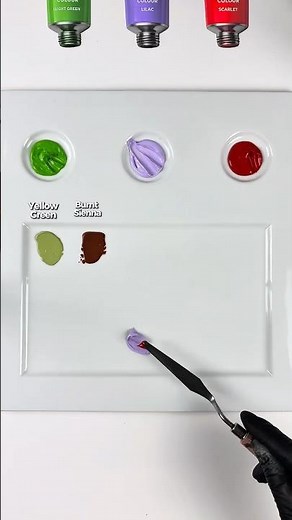 🎨 Can You Make These Colors with Only 3 Paints? | Acrylic Color Mixing