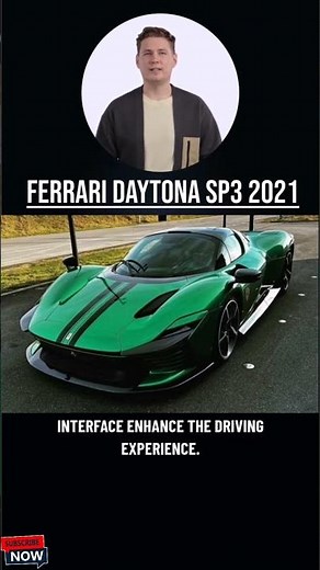 Unveiling the FERRARI Daytona SP3 2021: A Thrilling Ride Awaits!