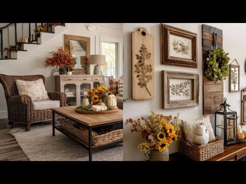 Rustic Fall Decorating Ideas | Farmhouse Charm with a Timeless Twist