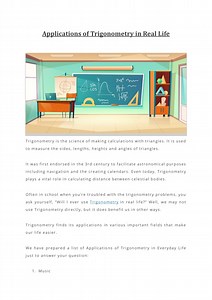 Applications of Trigonometry in Real Life - SlideServe