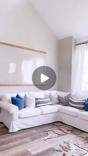 Kim Barber | DIY + Design on Instagram: "Progress on the DIY plexiglass frame. It’s up and it’s ready for the 3D world map. This concept is a great solution for renters if they don’t want to stick the map directly to the wall. To hang this frame is minimally invasive to the wall. Just find the studs in the wall nearest to each corner of the frame and screw directly into studs. Two screws on the top, and two on the bottom - which can easily be patched up when you decide to take it down. The rest