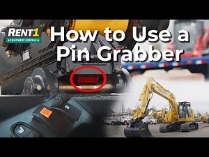 How to Use a Pin Grabber/Quick Coupler on a Komatsu Excavator - www.Rent1.ca