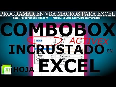 42 ❤️ Como LLENAR 🔥 COMBOBOX ACTIVEX 🥇 INCRUSTADO en Hoja EXCEL VBA