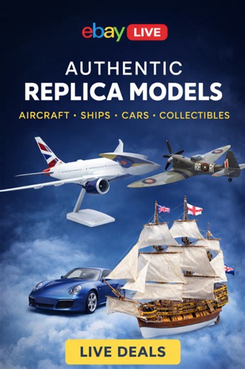 Authentic Replica Models – Live Aircraft & Collectibles Sale Event | eBay Live UK