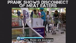 This television show's pranks inadvertently highlighted the level of cognitive dissonance that society holds when it comes to eating & buying meat. #MakeTheConnection #GoVegan | Farm Animal Rights Movement (FARM)