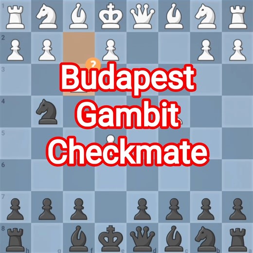 Beginner Gets Trapped! 😱 | Budapest Gambit Checkmate