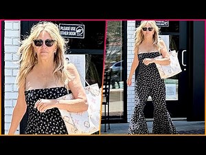 EXCLUSIVE Heather Locklear, 62, looks stylish as she shops for a VERY interesting selection of