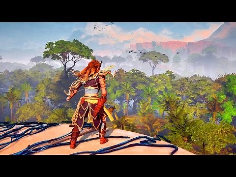HORIZON ZERO DAWN 4K Gameplay (PS4 Pro)