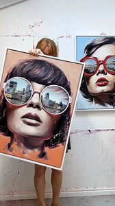 113K views · 1.8K reactions | Of COURSE this piece needed to make the cut for The Other Art Fair in London next week. Along with my new London Bus piece, this original from a few months ago will also be repping the big smoke / my hometown  She’s still one of my favourites and still up for grabs! #london | Emma Kenny Art | Facebook