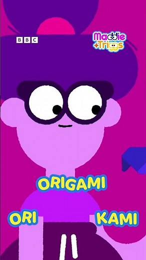 Learn about Origami with Maddie and Triggs | CBeebies #STEM