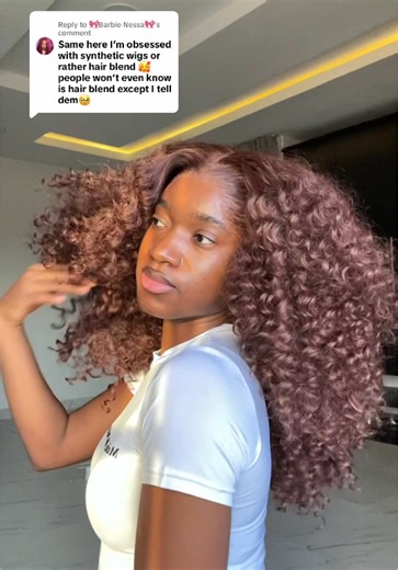 Replying to @🎀Barbie Nessa🎀 TRYING LAGOS HAIRLINE ON SYNTHETIC HAIR😍❤️🥰. Wig is linked in my bio (🔎search first wig linked🔗)🤎✨. . . . #syntheticwig #wiginstall #lagoshairline #wigtok #foryoupage