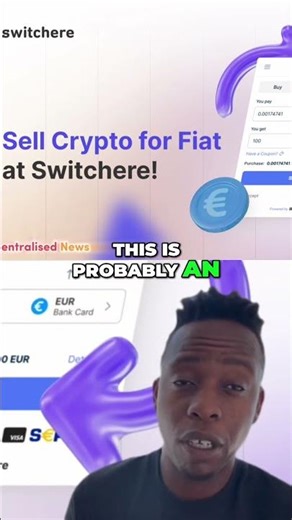 Sell Crypto for Cash Instantly: Switchere Makes it EASY! #shorts