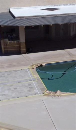 We installed brand new cool deck all around the pool and finished it off with fresh new coping for that clean, modern look 🙌 Not only does the cool deck help keep the surface cooler in the Arizona heat ☀️, it also adds a slip-resistant texture that’s perfect for pool days. The new coping ties everything together and gives the pool a sharp, finished edge. From demo to final detail — done the right way 💪 Ready to upgrade your pool area? 📍 Serving Phoenix & surrounding areas 📲 DM us for a free 