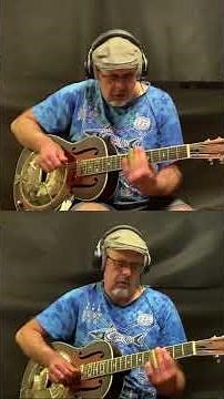 2x12 bars - acoustic blues - open G (F#) tuning - Royall resonator guitar HB12SC "HOBO" #slideguitar